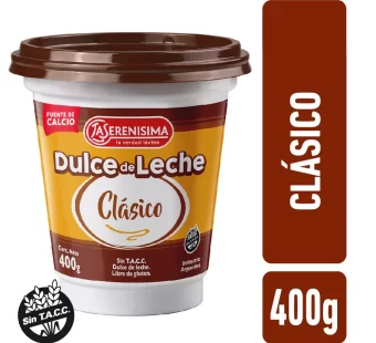 Dulce De Leche Clasico La Serenisima 400 Gr