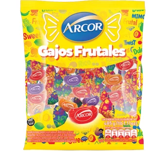 Caramelos Duros Gajitos Arcor Bolsax485gr