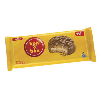 Alfajor Bon o Bon N/B x 6 Unidades