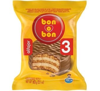 Alfajor Bon o Bon Triple x 3 Unidades