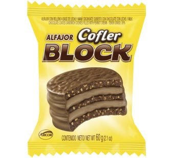 Alfajor Cofler Block x 3 Unidades