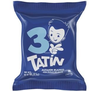 Alfajor Tatin Triple Blanco x 3 Unidades