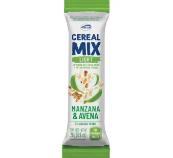 Barra Cereal Mix Manzana Light x4u