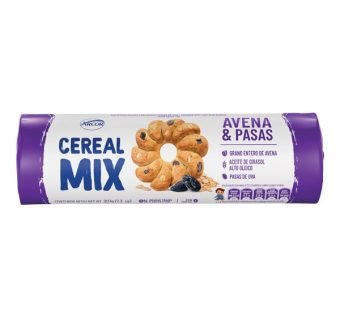 Cereal Mix Avena y Pasas de Uva Flor x3u