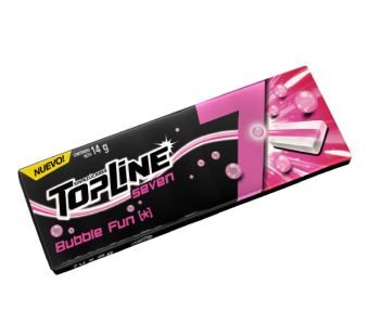 Chicle Topline 7 Bubble Fun Cajax16u