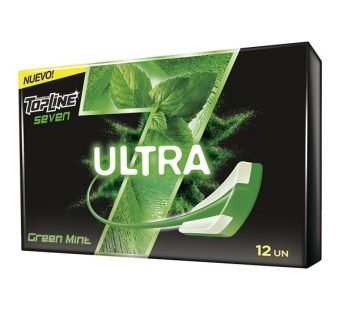 Chicle Topline 7 Ultra Green Mint Cajax12u