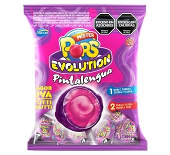 Chupetín Mister Pops Evolution Pinta Lengua Bolsax24u