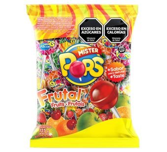 Chupetin Mister Pops Frutal Bolsax10u