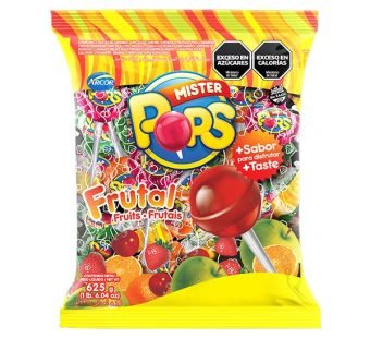 Chupetín Mister Pops Frutal Bolsax50u