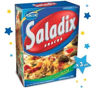 Combo Saladix Horneados Pizza x3u