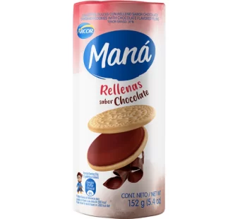 Galletitas Maná Rellenas Chocolate x3u