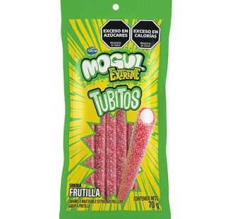 Mogul Extreme Tubitos Frutilla Bolsax70gr