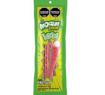 Mogul Extreme Tubitos Frutilla Cajax16u de 20gr