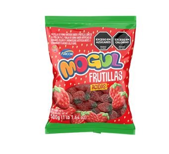 Mogul Frutillas Ácidas Arcor Bolsax500gr