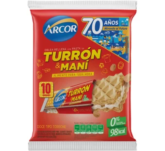 Turrón Arcor pack x 10u