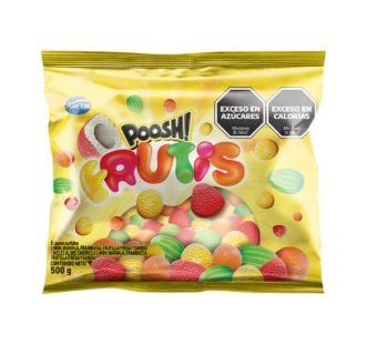 Chicles Poosh Frutis Bolsax500gr