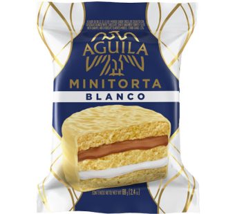 Alfajor Águila Minitorta Blanco 69gr pack x 3 uniades