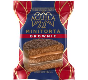 Alfajor Águila Minitorta brownie 71.5gr pack x 3 u