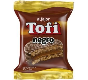 Alfajor Tofi Chocolate 46gr pack x3 u