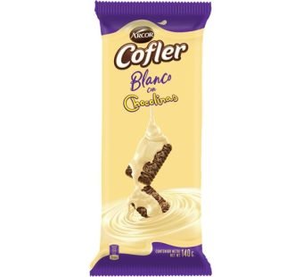 Chocolate Cofler Blanco con Chocolinas 140 gr. x2u