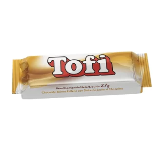 Chocolate Tofi Blanco Caja de 25u x 27gr