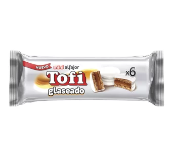 Mini Alfajor Tofi glasé x6u