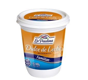 DULCE DE LECHE LA PAULINA FAMILIAR X 400 GR.