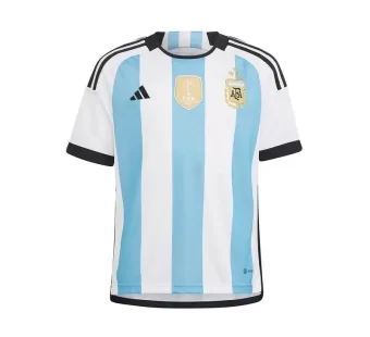 Camiseta Adidas Afa Home Campeon Del Mundo Qatar 2022 NiÑo NiÑa