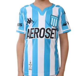 Camiseta Racing Club Kappa Kombat Pro 2022 Titular NiÑo