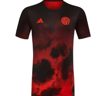 Camiseta River Plate Adidas Calentamiento 2023 24 Hombre