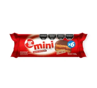 ALFAJOR FANTOCHE MINI CHOCOLATE X 6 UN