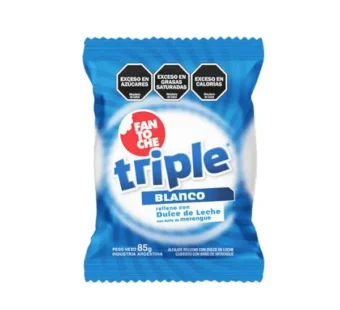 ALFAJOR FANTOCHE TRIPLE BLANCO X 4UN