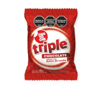 ALFAJOR FANTOCHE TRIPLE CHOCOLATE X 4UN