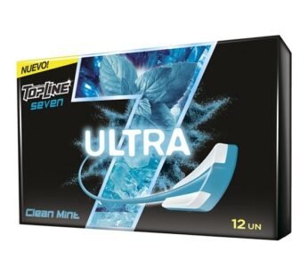 Chicle Topline 7 Ultra Clean Mint Cajax12u