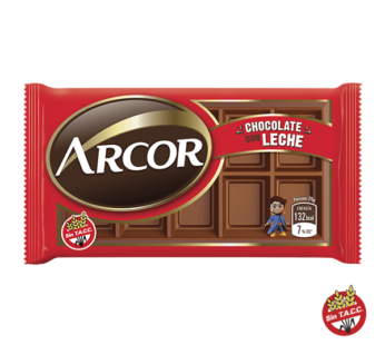 Chocolate con leche Arcor 25gr Caja 30 unidades.