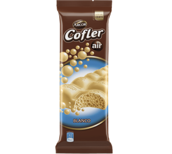 Tableta chocolate Cofler aireado Blanco 100gr.