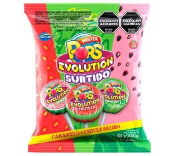Chupetín Mister Pops Evolution Surtidos Bolsax24u
