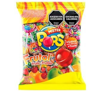 Chupetin Mister Pops Frutal Bolsax10u