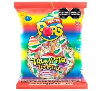 Chupetín Mister Pops Trompito Bolsax50u