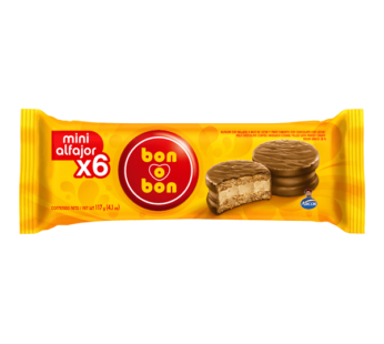 Mini Alfajor Bon o Bon x6u
