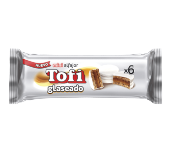 Mini Alfajor Tofi glasé x6u