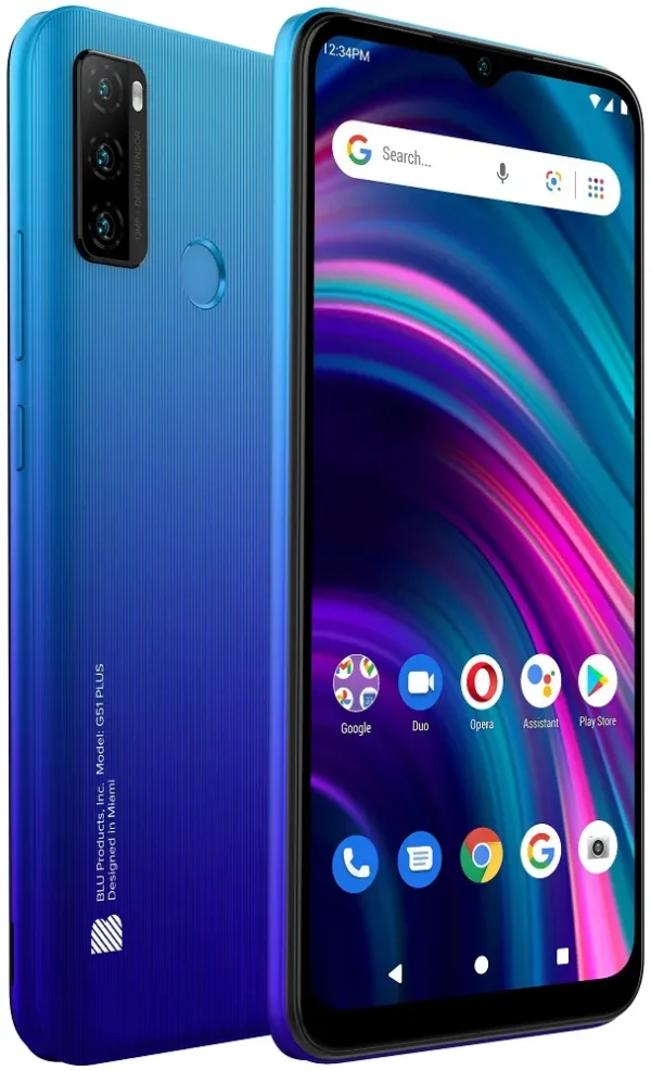 Smartphone Blu G51 PLUS LTE Dual Sim 6.5 4GB64GB Azul - Imagen 2