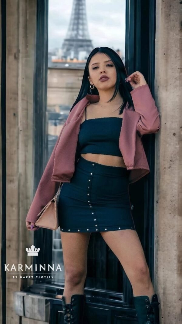 OUTFIT Campera + Vestido + Cartera - Imagen 2