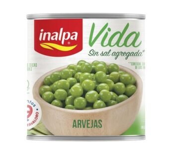 ARVEJAS INALPA VIDA SIN SAL AGREGADA X 300 GR.