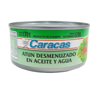 ATUN DESMENUZADO CARACAS EN ACEITE X 170 GR.