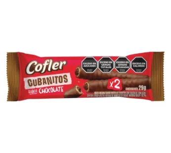 Cubanitos sabor Chocolate Caja (x16) 464 gr