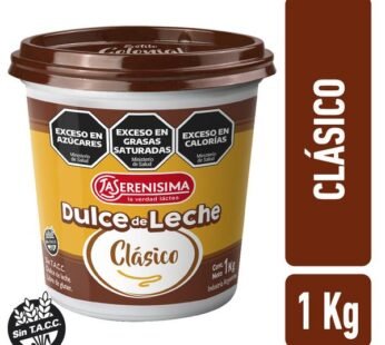 DULCE DE LECHE LA SERENISIMA CLASICO X 1 KG