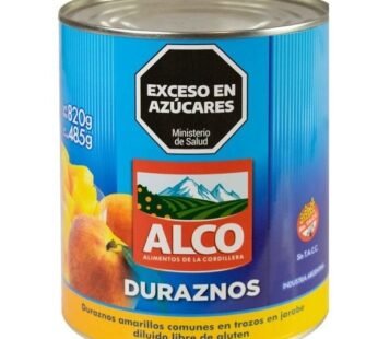 DURAZNOS ALCO X 820 GR.