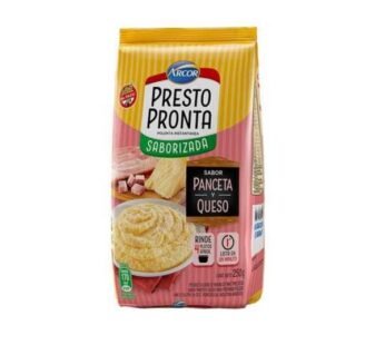 HARINA DE MAIZ PRESTOPRONTA PANCETA Y QUESO X 250 GR.