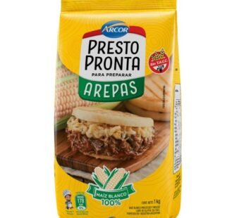 HARINA DE MAIZ PRESTOPRONTA PARA AREPAS X 1 KG